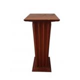 Wooden Pedestal Stand, 12x12x30 Inches