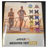 APEXUP Weighted Vest 5 lbs Purple