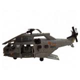 Gray Plastic Toy Transport Helicopter