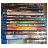 12 Blu-ray and DVD Movie Discs