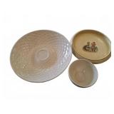 Ceramic Bowls and Plate Set