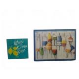 2 Decorative Glass Cutting Boards