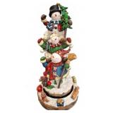 Stacked Snowmen Holiday Figurine