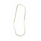 14K Gold Chain Necklace, 1.2g
