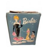 Barbie Doll Blue Carrying Case With Clothes