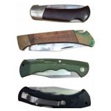 Four Folding Pocket Knives