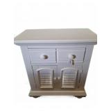 White Wooden Cabinet 31x16x33 Inches