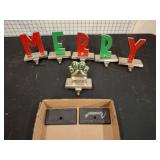 Holiday Mantel Stocking Holders