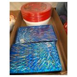 Decorative Boxes and Holiday Storage Tubs Lot