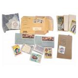 Stamps, Postcards, and Trading Cards