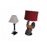 Table Lamps, Includes 27in Rooster
