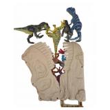 Dinosaur Toys and Skull Case