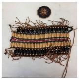 Compacted Powder Tin and Beaded Choker