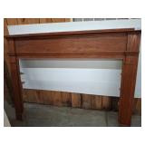 Wood Fireplace Mantel 82x9x58 Inches