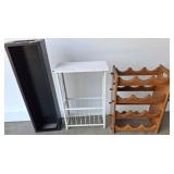 Three Assorted Storage Racks