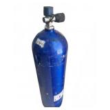 Blue Scuba Dive Tank with Valve