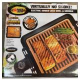 Fast BBQ Electric Smoke-Less Grill & Griddle