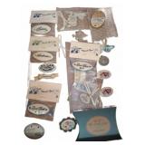 Longaberger Basket Tags & Pewter Ornaments