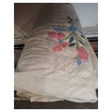Handmade Patchwork Floral Quilt