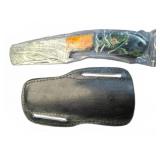 Damascus Fixed Blade Knife with Sheath