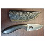 Custom Damascus Blade Knife with Sheath