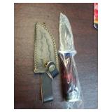 Handmade Fixed Blade Knife with Sheath