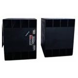 Black Wooden Speaker Enclosures 28x24