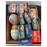 Opened Topps Trading Card Boxes