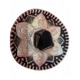 BELRI Hats Black Silver Charro Sombrero
