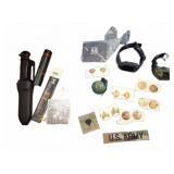 U.S. Army Badges, Watches, Knife, Accessories