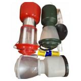 Coleman Battery Lanterns and Batteries Lot
