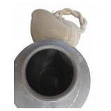 Uphyl USA Ceramic Vase and Shell Basket