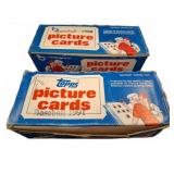 1990-1991 Topps Baseball Picture Cards Boxes