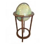 Globe on Wooden Stand, 15x35 Inches