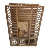 Wooden Slatted Cage 35x23x13 Inches