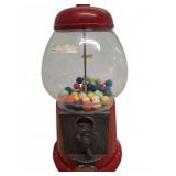 Carousel Red Gumball Machine Dispenser
