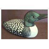 Hand-Painted Loon Decorative Duck Decoy