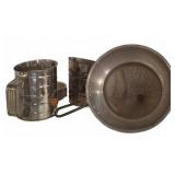 Metal Kitchen Sifters and Strainer