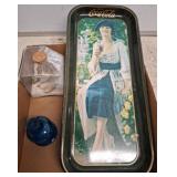 Coca-Cola Tray with Glass Bottles