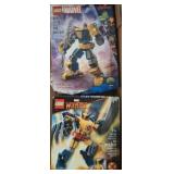 LEGO Marvel Wolverine & Thanos Mech Sets