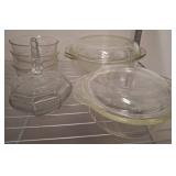 Fire-King Clear Glass Bakeware Lot