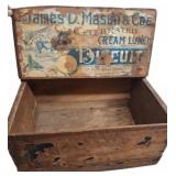 James D. Mason & Co. Advertising Crate