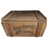 Procter & Gamble Star Candles Wooden Crate
