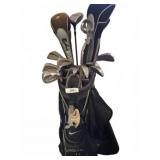 Nike Golf Bag With Mixed Clubs Set