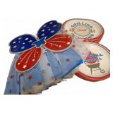 Patriotic Wings & Tutu Set With Plates