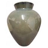 Green Glazed Ceramic Vase