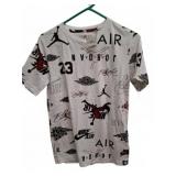 Nike Jordan Large White Graphic T-Shirt