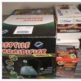 Reptile Humidifiers and Heat Lamps Lot