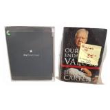 IPad Smart Cover & Signed Jimmy Carter Book