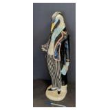 MANN Ceramic Crane Gentleman Figurine